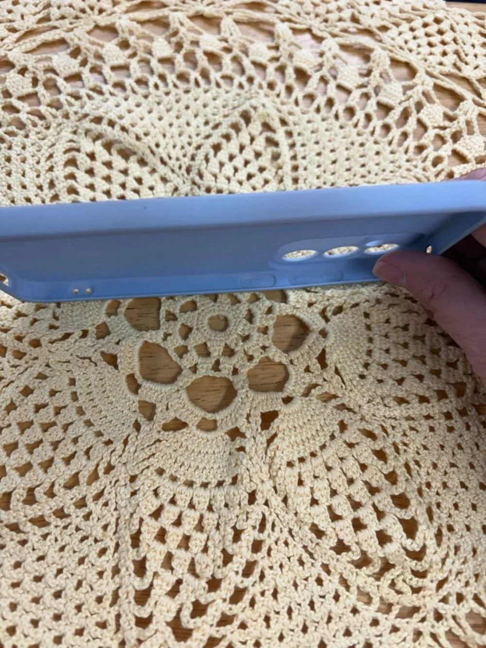 Samsung Galaxy Light Blue Floral s25 Case